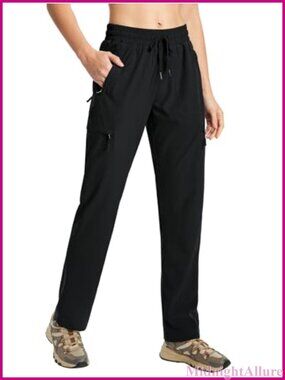 KWZ Womens Hiking Pants Lightweight Quick Dry Cargo Pants